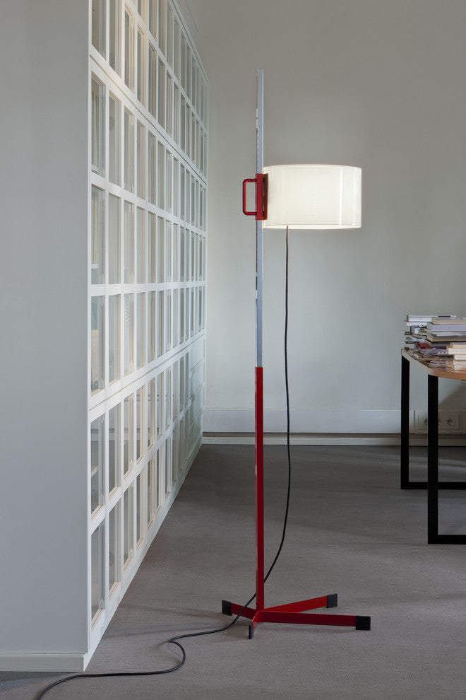 Red TMC lamp - Miguel Milá for Santa & Cole (design 1961)